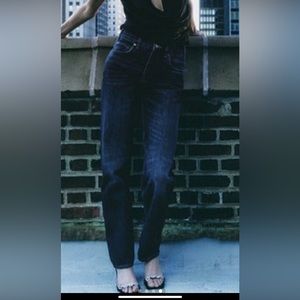 NWT ZARA ZW THE HIGH RISE SLIM JEAN